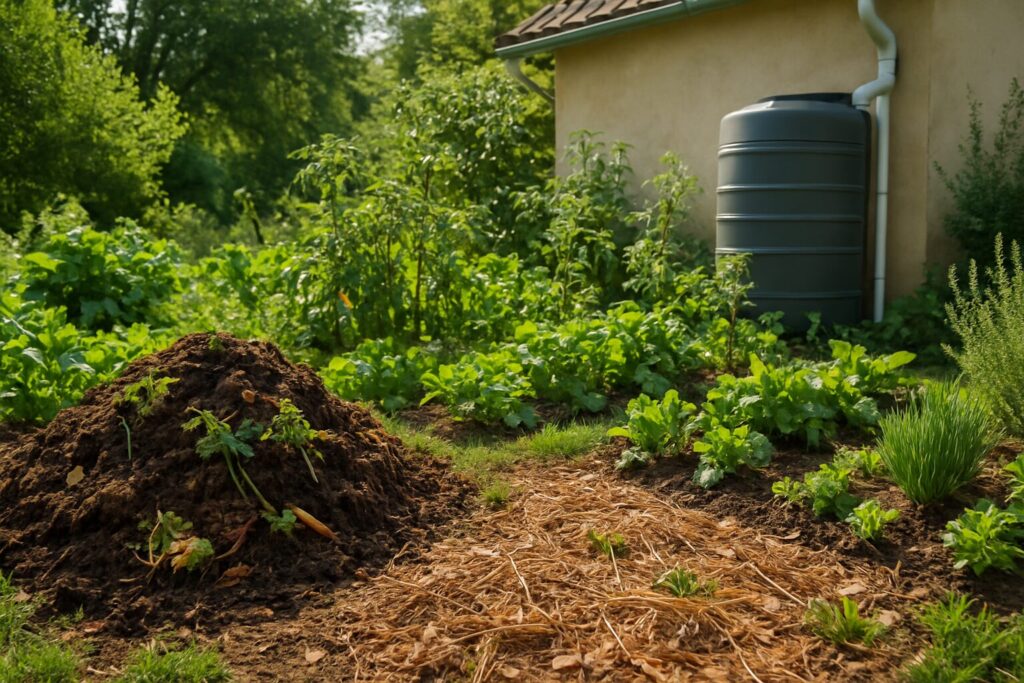 découvrez notre guide complet du jardin bio pour apprendre à composter, pailler efficacement et récupérer l’eau afin de cultiver un jardin sain et écologique.