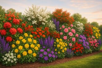 apprenez à créer une haie fleurie ou un massif coloré pour embellir votre jardin toute l'année avec des fleurs adaptées à chaque saison.